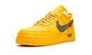 Nike Air force 1 Low Off White University Gold Metallic Silver