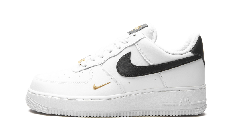 Nike Air Force 1 Essential White Black Gold