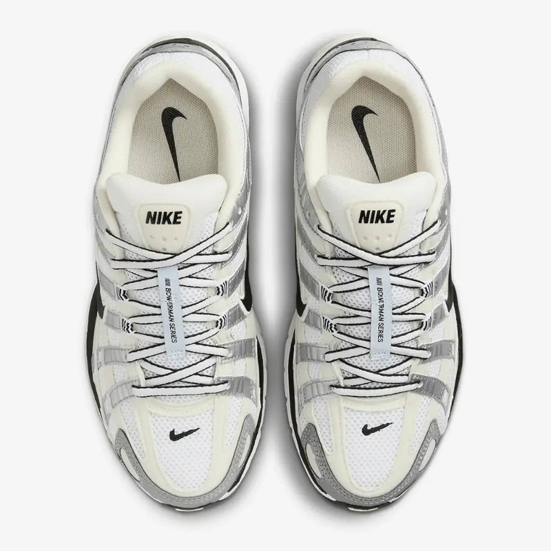 Nike P-6000 Coconut Milk White Metallic Silver