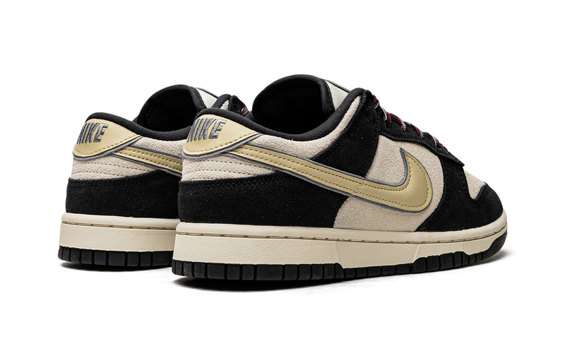 Nike Dunk Low LX Black Suede Team Gold