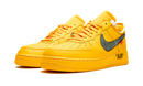 Nike Air force 1 Low Off White University Gold Metallic Silver